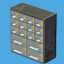 <b>Letter Box Cabinet</b><br><small>Used to store mail with.</small><br><small>35 GMC</small><br>