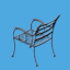 <b>Metal Chair</b><br><small>An outdoor metal chair.</small><br><small>100 GMC</small><br>