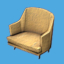 <b>Armchair</b><br><small>Sit in this chair and enjoy the fire.</small><br><small>250 GMC</small><br>