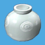 <b>Round Pot</b><br><small>A squat, round pot.</small><br><small>5 GMC</small><br>