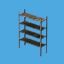 <b>Metal Shelving</b><br><small>It does everything all those other, lesser shelves do, but it`s made of metal!</small><br><small>400 GMC</small><br>
